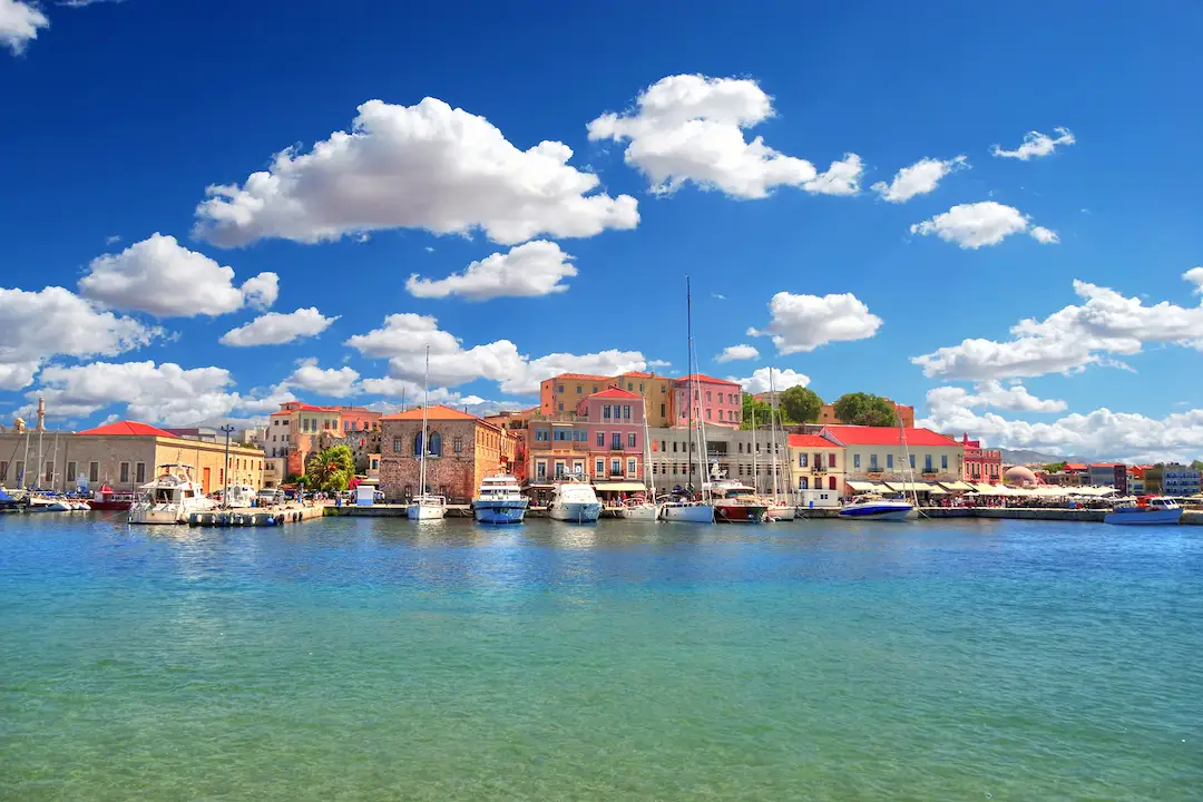 Venetian harbor of Chania